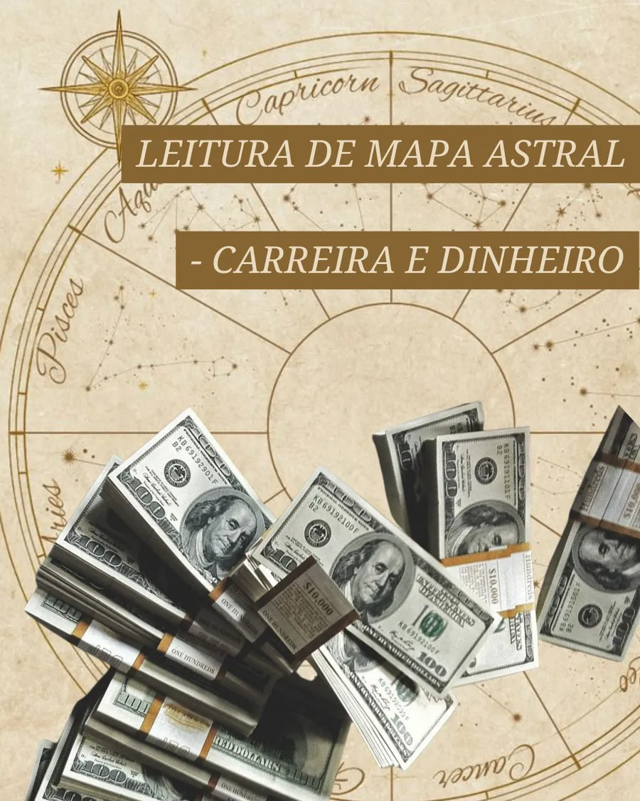 Mapa astral para dinheiro e carreira